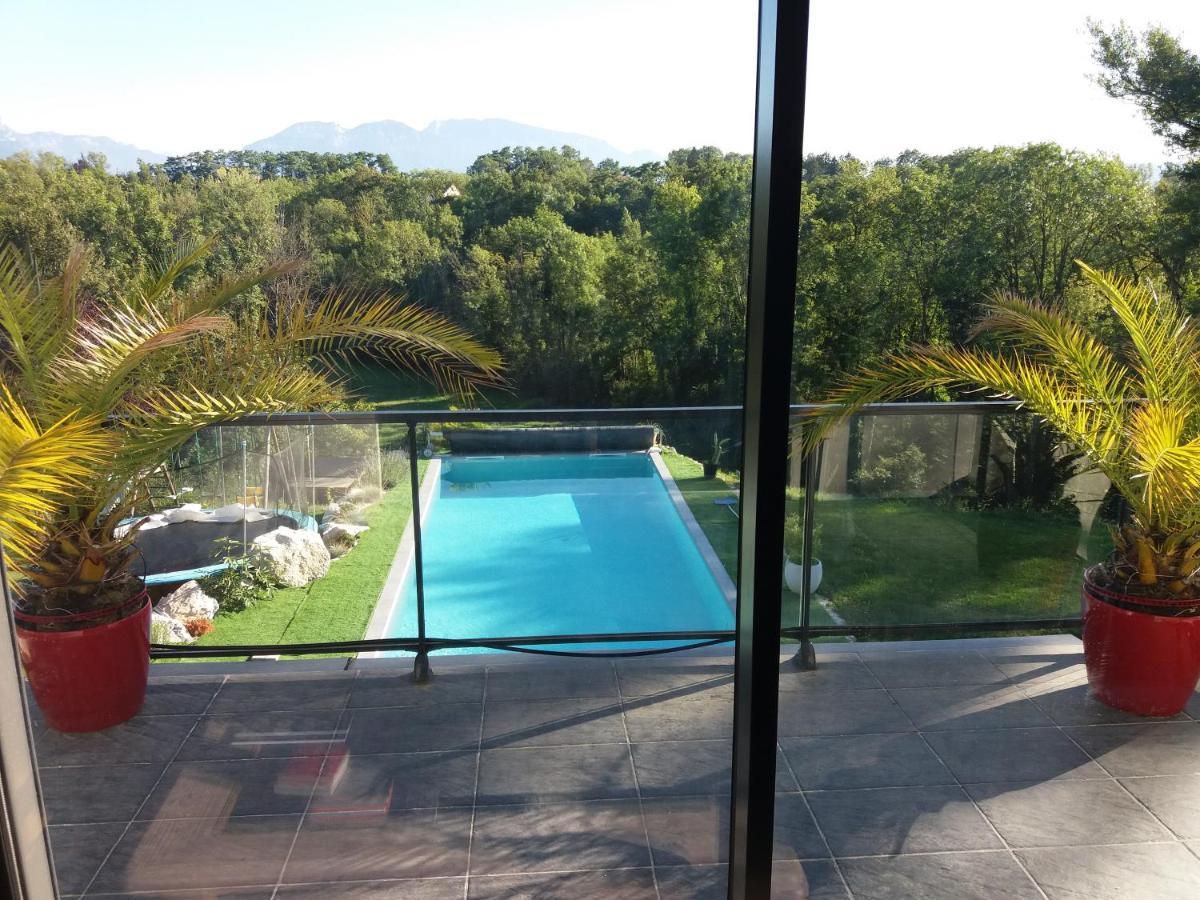 Chambres, Cuisine, Piscine, Spa, Billards, Airhockey, Nature Fillinges Exterior foto